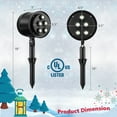 thumbnail image 2 of Gymax Christmas Waterproof Projector Light Holiday Decor LED Lights w/ Gift Pattern, 2 of 10