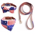 thumbnail image 5 of Juego de collar y correa para perro con bandera estadounidense Adepaton CPB-US-YY319-2, 5 of 5