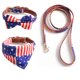 thumbnail image 5 of Juego de collar y correa para perro con bandera estadounidense MFZFUKR CPB-US-YY319-1, 5 of 5