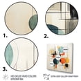 thumbnail image 3 of Designart "Colorful Mid Century Geometry Collage II" Abstract Collages Floater Framed Canvas Print, 3 of 7
