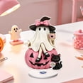 thumbnail image 5 of Halloween Decorations Desktop Ghost, 360 Degree Rotating Ghost Figurine with Cute Design, Spooky Halloween Tabletop Ornament for Home Office Classroom Party Decor Holiday Display, 5 of 8