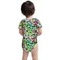thumbnail image 6 of Rocae Colorful Tie Dye Stained Glass for Baby Climbing Clothes Soft Baby Romper for Active Infants Comfortable and Breathable Crawling Jumpsuit Unisex Baby Outfit 12 Months, 6 of 8