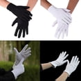 thumbnail image 5 of Tuxedo Guard Jewelry Inspection Uniform Gloves Unisex Spandex Formal Mittens, 5 of 5