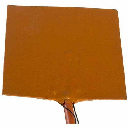 Q3D 100x100mm 12V Silicone Rubber Heater for 3D Printer Heated Beds