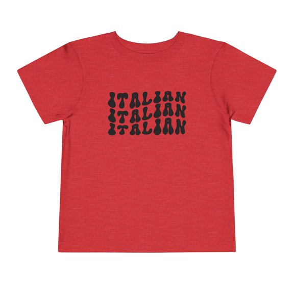Italian Italy Pride Toddler Shirt Gifts Boy Girl Size 2T-5T