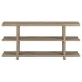 thumbnail image 5 of Evelyn&Zoe Acosta 64" Wide Rectangular Console Table, Antiqued Gray Oak, 5 of 8