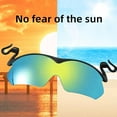 thumbnail image 2 of Polarized Clip Cap Fishing Sunglasses, Cap Clip Sunglasses, Clip on Hat Polarized Sunglasses for Men Fishing Biking Hiking Golf Tennis Eyewear（Yellow）, 2 of 7