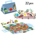 thumbnail image 2 of Dinosaur Toy Set Interactive Realistic Assorted Dinosaur Figure Dinosaur Playset, 2 of 10