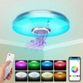 thumbnail image 1 of Lámpara de techo LED de 36 W con altavoz Bluetooth, inteligente con control y aplicación TjQuery112408293984578969438_1711510006895L??, cambio de color RGBW, ajustable para dormitorio, cocina, baño,, 1 of 5