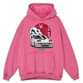 thumbnail image 3 of Sudadera con capucha de algodón 100 % extragrande para hombre, estilo vintage, desgastado, lavado, Think Like A Proton, Stay Positive, divertida, ciencia, 3 of 4