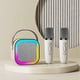thumbnail image 4 of Portable Karaoke Machine with Wireless Bluetooth Speaker & Dual Mic - Compact Singing Device for Home Parties, 4 of 5