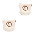 thumbnail image 4 of Methold Cono de cuello de gato, accesorios para cachorros, Collar de recuperación de algodón para perros, círculo protector, cirugía transpirable, Patrón de tostadas L 2piezas Methold  CBP489525, 4 of 6