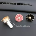 thumbnail image 5 of Paquete de 2 accesorios para coche con diseño de margaritas y flores, bonitos ambientadores para coche, decoración interior para coche, regalo (rosa) brillar Electrónica, 5 of 5