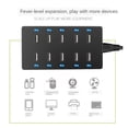 thumbnail image 4 of 40W Multi USB Charger 10 Ports Desktop Charging Station Intelligent Multi Port Charge Device For Smart Phones, Tablet And More ,Easy to Use, 4 of 7