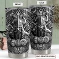 thumbnail image 2 of Vaso para beber SANDJEST Viking, vaso de acero inoxidable de 600 ml, 2 of 6