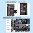 thumbnail image 4 of QCNFA765 WiFi Card WiFi6E PCI-E Wireless Adapter 5970M Triple Band 2.4G/5G/6G Bluetooth 5.2 802.11AX for Win10/Win11, 4 of 5