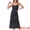 Black Star Moon, variant on Women's Spaghetti Strap Full Slip Midi Under Dress L Deep Purple