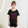 thumbnail image 2 of TZEWGL Cute Loose Printed Round Neck Short Sleeve Shirt For Newborn Clothing For Baby size 6-8T, 2 of 5