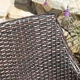 thumbnail image 6 of GDF Studio Leeward Outdoor Wicker Dining Chairs with Cushions, Set of 2, Multibrown and Beige, 6 of 8