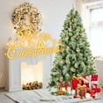 thumbnail image 4 of Flower Dance® 8FT Christmas Tree with 550 Warm White LED Lights – 1858 PVC & Hard Needle Tips, 102 Pine Cones, Hinged Branch Design, Sturdy Metal Stand – Full Realistic Holiday Tree, 4 of 11