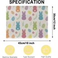 thumbnail image 2 of Easter Placemats Set of 4 Bunny Eggs Flowers Place Mats for Dining Table Seasonal Spring Holiday Indoor Home Decor 12x18 Inch, 2 of 5