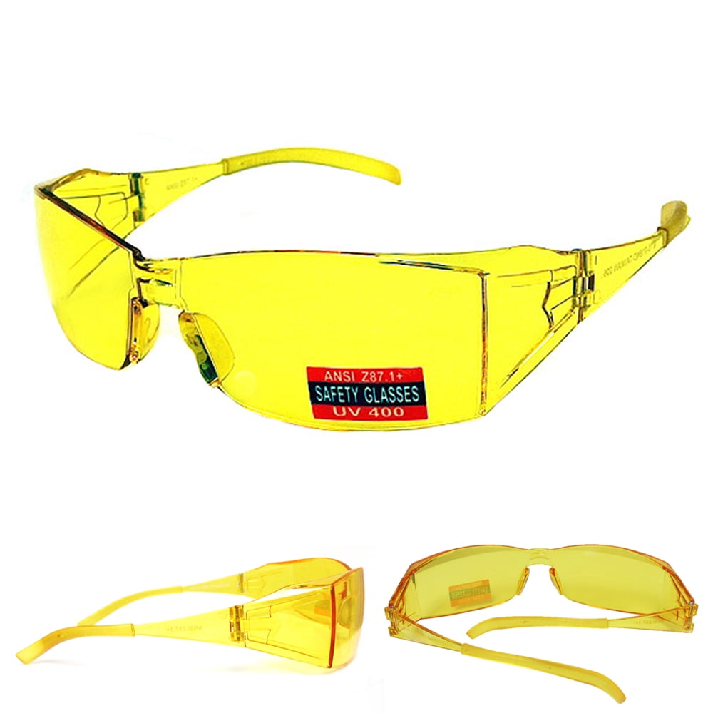 Details about   Safety Glasses Eye Protection Amber Shooting Eyewear Anti-UV Shooting Outdoor 
