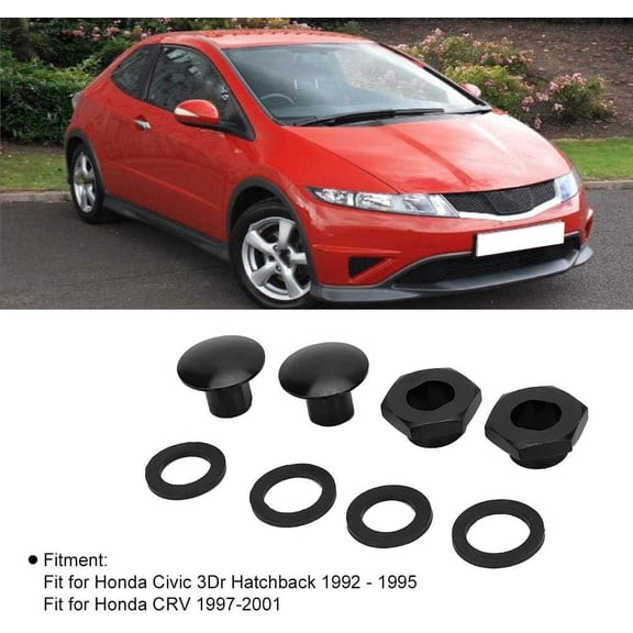 Rear Glass Strut Hardware Kit for Honda Civic 3Dr Hatchback CRV, # 90105-SR3-000