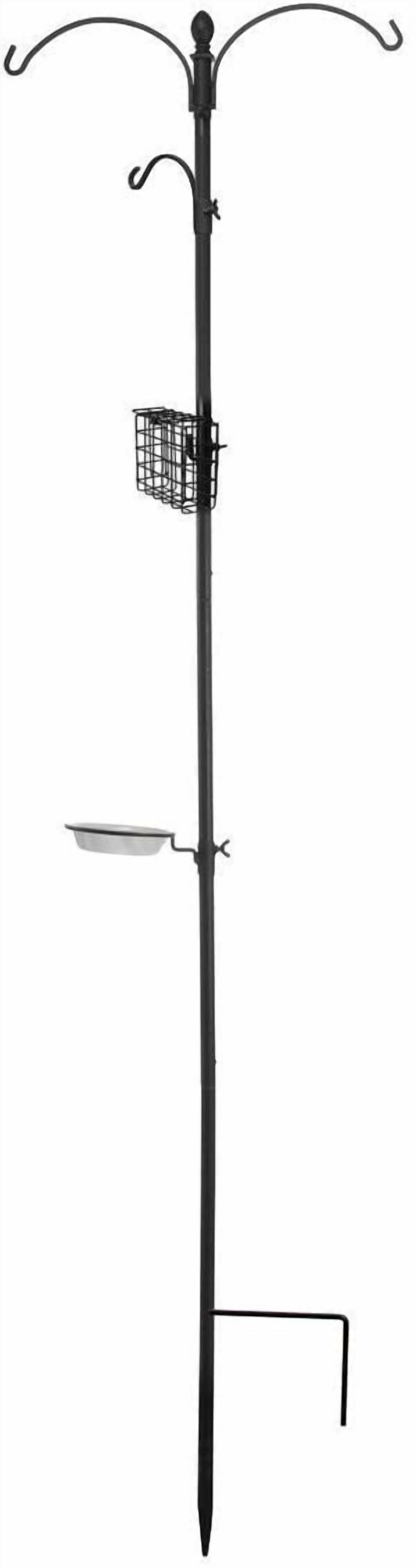 Panacea Wild Bird Feeding Station Kit, Black, 7'1"