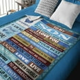 thumbnail image 4 of Gifts for Son Blanket - Son Gifts from Mom Blankets 50x60, Adult Son Gift Ideas, Birthday Gifts for Son, to My Son Gifts from Mom, Gifts for Son from Mom, Gifts for Adult Son, 4 of 6