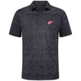 thumbnail image 2 of Men's Levelwear Black Detroit Red Wings Speckle Polo, 2 of 3