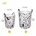 thumbnail image 5 of Bingfone Cowboy Waterproof Foldable Laundry Hamper Bucket With Handles For Storage Bin,Clothes Hamper (Small), 5 of 8