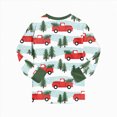 thumbnail image 6 of sdbrld Kids Christmas Pajamas for Girls 2Pcs Short Sleeve Shirt and Shorts Set Children Holiday Loungewear Sizes 3-4 Years, 6 of 9
