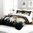 thumbnail image 6 of 3pcs Deer Camouflage Comforter Set, Elk Forest Bedding Set for Bedroom or Guest Room Decor, All Seasons Quilt Machine Washable Duvet with 2 Pillowcases, 6 of 7
