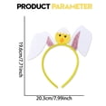 thumbnail image 3 of QIQUWOHUL New Chicken Headband Festival Decoration Easter Egg Ear Hair Hoop Headband Buckle, 3 of 4