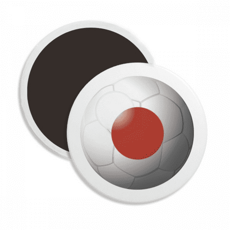 

Japan National Flag Soccer Football Round Ceracs Fridge Magnet Keepsake Decoration