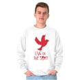 thumbnail image 5 of Live Jesus Christ Peaceful God Love Sweatshirt for Men or Women Brisco Brands S, 5 of 6