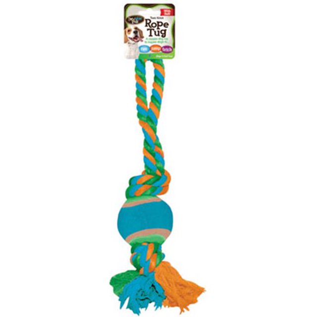 FLP 8854 Bow Wow Nylon Rope Ball Pet Toy - Pack Of 48