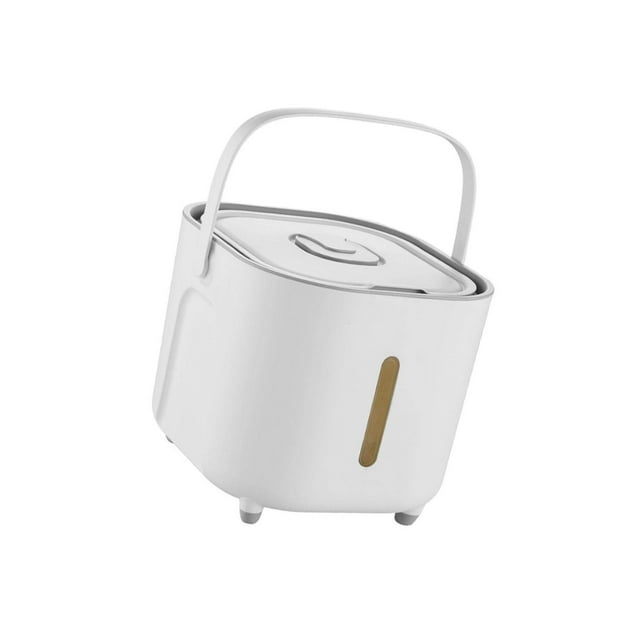 Bac de Rangement pour Riz Seau de Stockage de Grains avec Poignée Organisation de Garde-Manger pour Grains Noix Riz