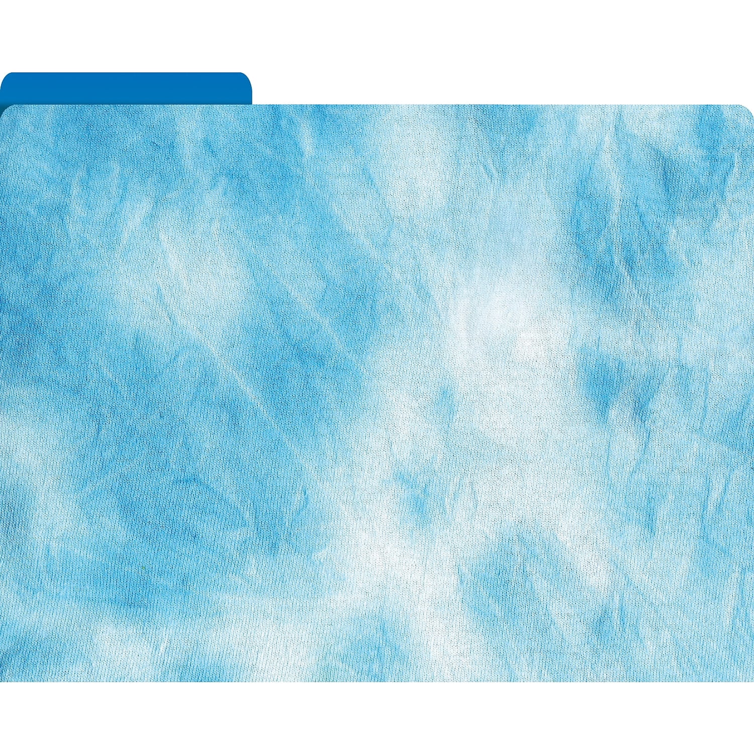 Barker Creek Designer File Folders, Tie-Dye and Ombré, Multi-Design Set with Tie-Dye Designs on Outside, Vibrant Ombré Colors on The Inside, Letter Size File Folders, 1/3 Cut Tabs, Pack of 12 (1346)