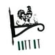 thumbnail image 5 of Percha de metal para pared con tornillos, diseño de animales, ideal para patio y porche. Gallo, 5 of 9
