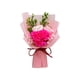 thumbnail image 1 of Ramo de flores artificiales de seda con rosas y claveles,ramo de regalo,arreglo floral artificial para decoración del hogar,flores simuladas,regalo de cumpleaños para mamá., 1 of 6
