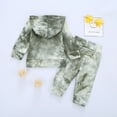 thumbnail image 2 of biudgviw Girls Boys Tie-Dye Sets Casual Fall Long Sleeve Hoodies Sweatshirt Lounge Pants Tracksuit Outfits for Children, 2 of 6