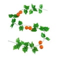 thumbnail image 2 of GROWTH TANK Artificial Flower Greenery Rattan Hanging Plant Fake Rattan for Home Wedding Tangerine, 2 of 9