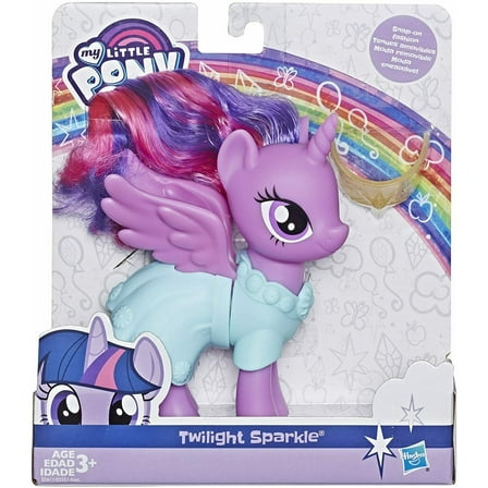 Hasbro My Little Pony Snap-on Fashion Dolls, Twilight Sparkle, 6 inch