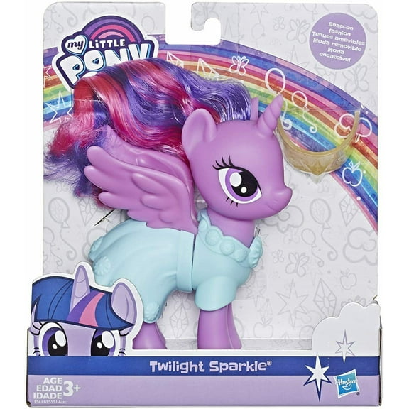 Hasbro My Little Pony Snap-on Fashion Dolls, Twilight Sparkle, 6 inch