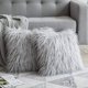 thumbnail image 1 of Fundas de almohada de piel sintética oblongas, fundas decorativas de cojín mongol de felpa supersuave para cama, juego de 2, 12x20 pulgadas oso de fresa Juguete, 1 of 3