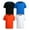 Orange/Blue/White/Black, variant on Pro Athlete Boys Athletic Shirts - 4 Pack Moisture Wicking Performance Dry Fit Shirts for Boys (5-16)