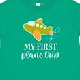 thumbnail image 4 of Inktastic My First Plane Trip Airplane Travel Boys or Girls Baby T-Shirt, 4 of 5
