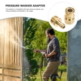 thumbnail image 1 of HEANUJJ 1Pair Brass Quick Connect Pressure Washer Fittings Kit for Versatile and Portable Hose Connection, 1 of 6