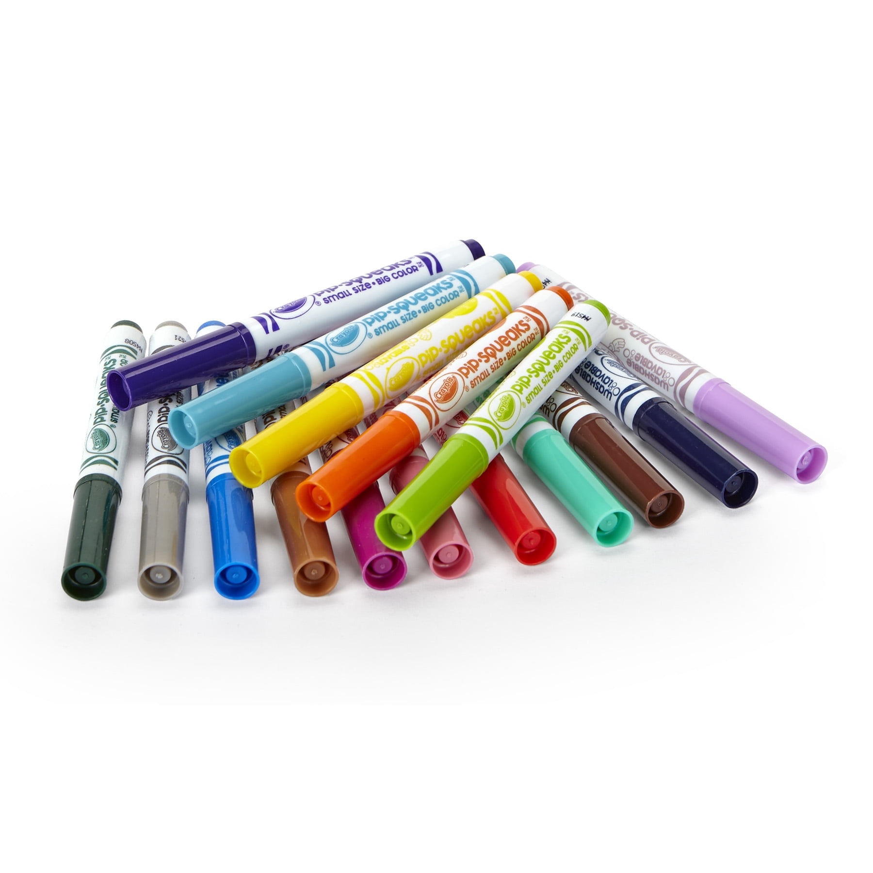 Crayola Pip-Squeaks Skinnies Markers, Fine Tip, 16 Per Box, 3 Boxes